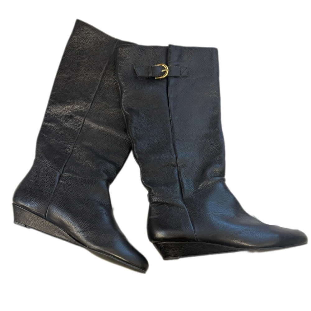 Steve Madden Black Leather Boots